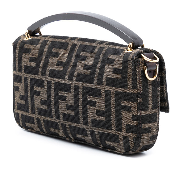 Pre-Loved Fendi Zucca Canvas FF 1974 Phone Baguette - Picture 2 of 7